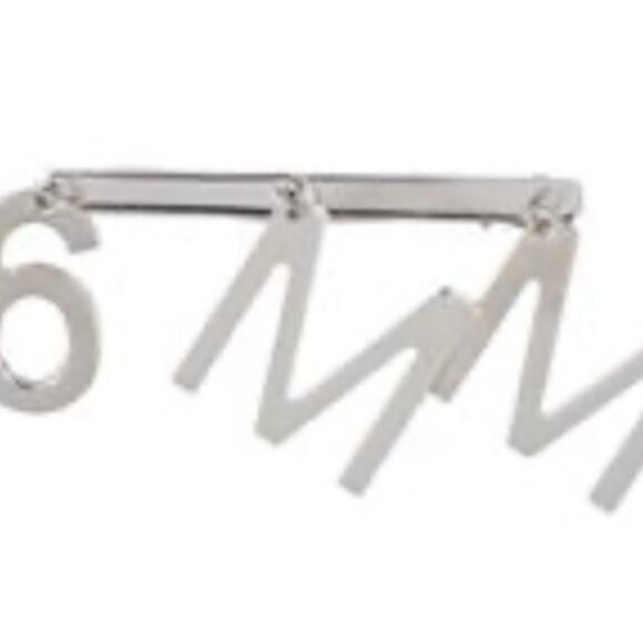 Maison Martin Margiela Silver Number barrette